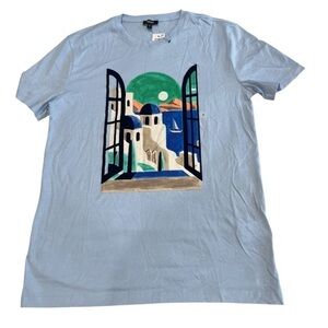 Express Window View Graphic Perfect Pima T-Shirt